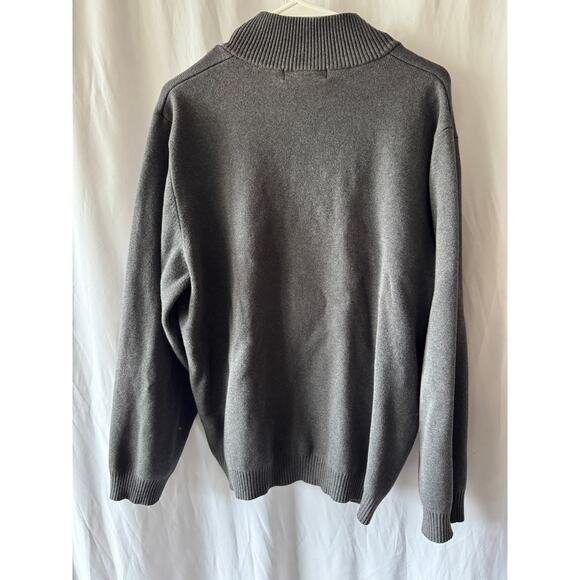 Structure Full Zip Mock Neck Sweater Jacket, Size XL - Picture 6 of 9